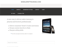 Tablet Screenshot of mobilereptraining.com